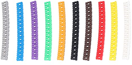 Kabelmarkierung, 150 Stück Kabelmarkierungsgerät, Farbig Codierte Etikettenmarkierung, Kabelmarkierungsclip für 2 Mm Elektrische Ethernet-Kabel, Andere Haushalte, Kabelbinder
