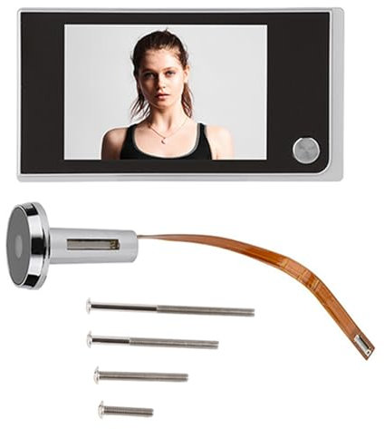 Digital Door Camera Viewer, 3.5in 720P HD Security Door Camera+Monitor 120° Wide Viewing Electronic Peephole Viewer, for Home Door Entry System Door Video