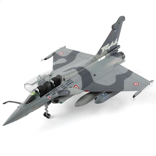 SEBUNAS 1/100 skala Rafale B flygplansmodell dassault fransk luft- och rymdkraft multirole fighter miniatyr 113-HK militär metall formgjuten flygplan modellsats för vuxen samling och gåva