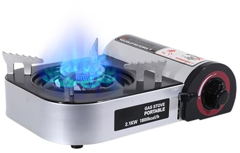Réchaud de camping portable, réchaud de cuisine de camping – Petit chauffage de comptoir léger Accessoires de cuisine pour chef, barbecue, randonnée