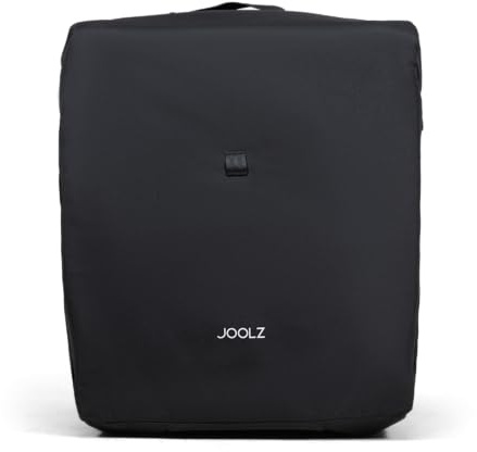 Joolz Aer² Kinderwagen-Reisetasche - Leichter Transportrucksack Aer Generations & Babytragetasche - Übergroßer Roll-Top-Verschluss, Kratz- & Schmutzschutz, freihändige Reiseausrüstung - Schwarz