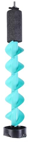 Asixxsix Trapano per Ghiaccio 5 Pollici, Punta elettrica Leggera e Resistente in Nylon antiruggine con Protezione per Lama, per la Perforazione dello Strato di Ghiaccio