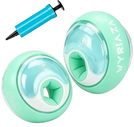 WYRIAZA Schwimmflügel mit 3 Unabhängigen Airbags Schwimmflügel ab 1 Jahr 2 Jahr Kinder 3-6 Jahre Schwimmhilfe Baby 6-20Kgs