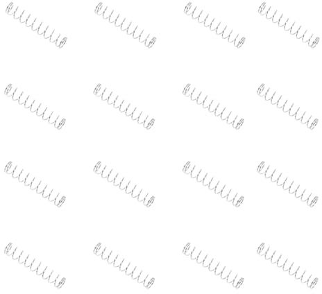 DOITOOL 20 Pièces Ressorts de Stylo en Acier Inoxydable pour Rentrée Scolaire Pièces de Rechange Solide pour Ressort de Stylo Adaptés et Recharges Assurant un Flux D'encre Constant