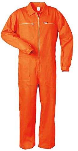 Craftland Monte Carlo Rallye-Kombination | Weiß | Kornblau | Grün | Verstellbare Taille | 6 funktionale Taschen | 2 Wege Frontreißverschluss 100% Baumwolle Zollstocktasche (60, Orange)