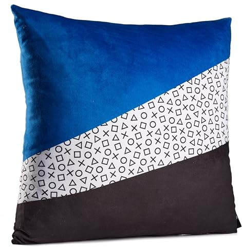 Numskull Official PlayStation Symbols Cushion Throw Pillow - Gaming Home Décor, Comfort & Display - Official PlayStation Merchandise