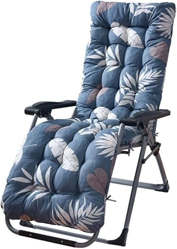 uyeoco Coussin Antidérapant pour Chaise Longue de Jardin - Épais pour Fauteuil de Relaxation et Banc, Transat（Chaise Non Incluse）(#2,48 * 170cm)
