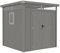 Rockford Lagos 100 gartenhaus Metall - Gerätehaus mit Doppeltür und Polycarbonat-Fenster - 230x230x222cm - Geräteschuppen, Gartenhütte, Metallgerätehaus, Fahrradgarage - Grau