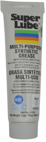 Superlube, högkvalitativt syntetiskt fett och olja med PTFE, utmärkt skydd och smörjning, mot korrosion, rost och slitage (21030 – syntetiskt fett, 85 g)