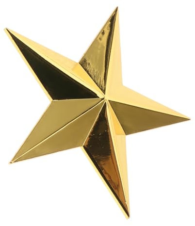 Levemolo Sterndekor Diy Stern Medaille Dekorative Sternmedaille Für Basteln Und Wanddekoration