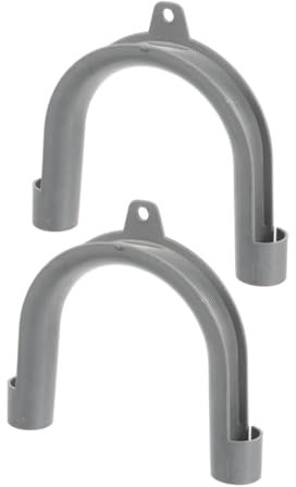 HOMOCONO 2pcs Washing Machine Drain Hose U-bracket Hook for Secure Installation Prevents Leaks Washing Machine Hose for Home Drainage Systems