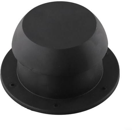 Wohnmobil-Belüftungskappe mit Pilzkopfform, Entlüftungsventilator für Wohnmobile (schwarz)