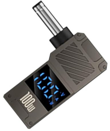 Hogvinnatil Adaptateur de Charge pour Ordinateur Portable USB, Conseil de connecteur de Chargeur PD de 100 W | Connecteur de Charge DC de Type C mâle à mâle | USB C Ordinateur Portable PD 100 W