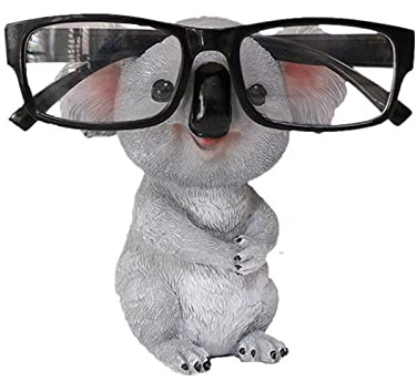 Netter Tier Brillenhalter für Home Office Schreibtisch Dekoration Geschenk (Koala)