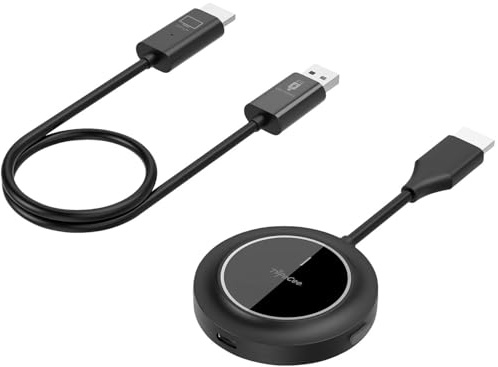 TVPeCee HDMI Funkadapter: Wireless HDMI-Funk-Adapter mit Sender und Empfänger, 1080p, 5 GHz (Transmitter, Wireless Transmitter, LAN)