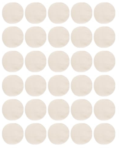 Toyvian Paños de Algodón Reutilizables para Vaporera 24 Cm, 30 Unidades, Almohadillas Antiadherentes para Cocina al Vapor, Manteles Individuales para Dim Sum y Albóndigas, Gasa