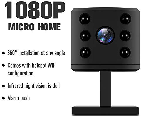Micro telecamera spia wifi wirelesse full hd ip p2p microcamera mini spy nascosta