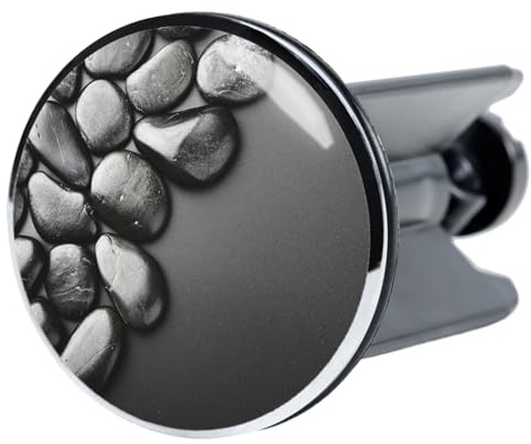 Sanilo Waschbeckenstöpsel Hot Stones, schöner Stöpsel für das Waschbecken, universal mit Motiv
