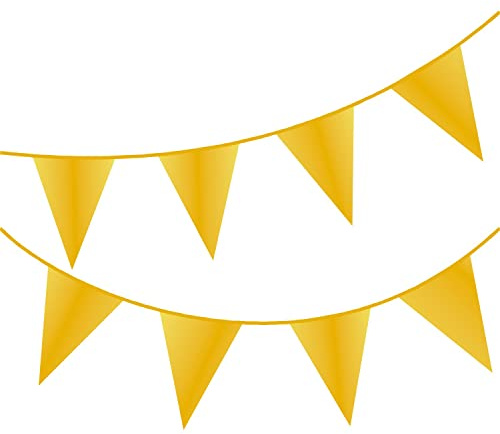 Happium - Party-Papier-Wimpelkette, Wimpelkette, Dreiecks-Flaggen.