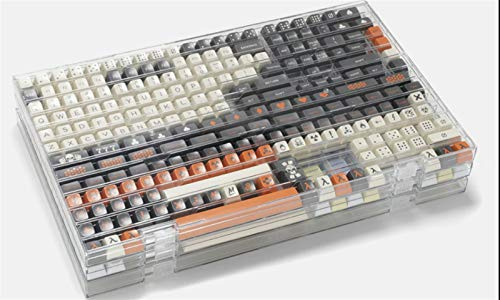 2Duck Keycap Storage Box For Cherry DSA SA Transparent Plastic Keycap Storage Box Mechanical Keyboard Keycap Storage Box (Size : Max box)