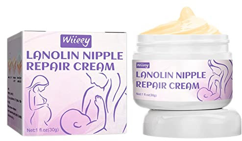 Brustwarzencreme 30g Lanolin Brustwarzensalbe Feuchtigkeitscreme For Brustpflege Natürliche Brustwarzencreme Beruhigt & Schützt Beanspruchte Brustwarze, Balsam Für Trockene Und Rissige Brustwarzen