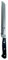 Pradel Excellence - Couteau à Pain Maitre Chef - Lame 20 cm - Acier Inoxydable 3Cr14 - Manche Ergonomique POM - Précision et Confort - 33 cm au Total - Argent