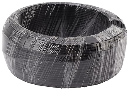 Asixxsix Fil d'entraînement aux bonsaï, Fil de bonsaï en Aluminium Noir 500 g de bonsaïs de Bonsai à Rouleau pour Tenir des Branches de bonsaï Petites Troncs, Horticulture du Jardin (Black)