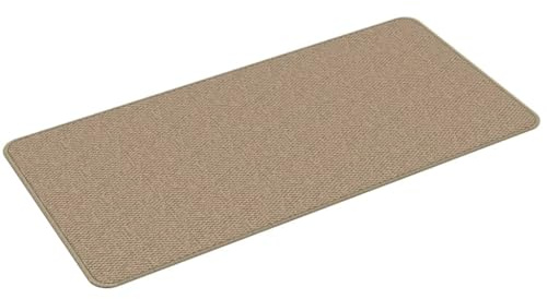 vidaXL Teppichläufer Sisal-Optik Sandfarben 50x100 cm