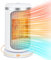 1500W Electric Heater, Fan Heater 3-Mode 70° Oscillating PTC Ceramic Space Heater - Silent, Low Energy, Overheating & Tip-Over Protection for Home, Office, Bedroom