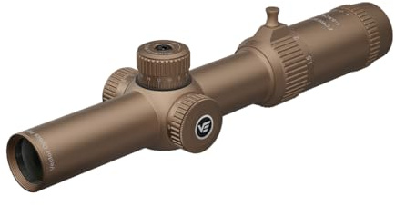 Vector Optics SCOC-32 Forester 1-5x24 GenII Coyote FDE Zielfernrohr für Sport, Airsoft und Jagd, Luftgewehr, Ziel-Visier, Gewehrzielfernrohr, Rifle Scope, umfangreiches Zubehör