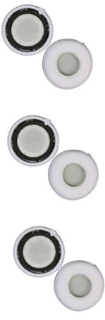 jojofuny 3pezzi Cuscinetti Auricolari Di Ricambio Per Mixr Di Proteica Facili Da Installare Compatibili Con Cuffie over Ear Isolamento Acustico e Comfort Per Ascolto Prolungato Bianco