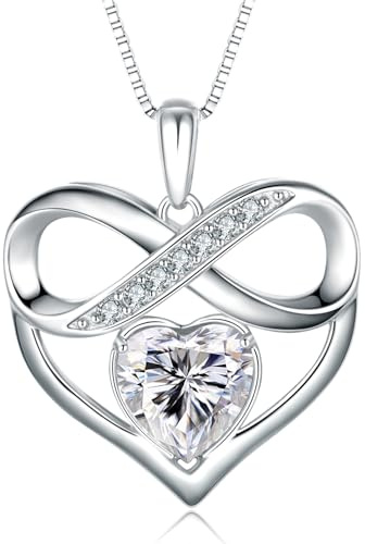 NONNYLLEI Kette Damen Herzkette Schmuck Herz Anhänger Weihnachten Muttertags Geschenk Valentinstag Jubiläum Hochzeit Geburtstag Frau Freundin Mama