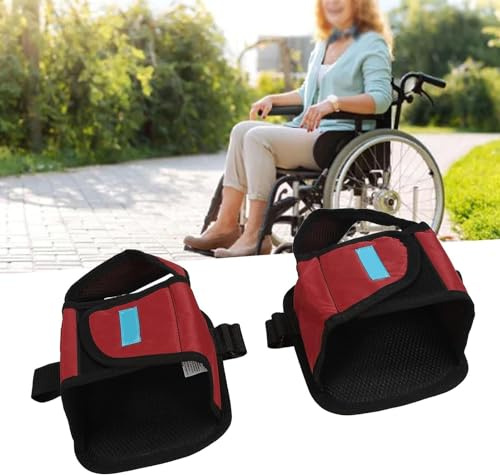Zapatos De Sujeción para Silla De Ruedas Reposapiés, Seguridad para Sillas De Ruedas Zapatos Fijos Correa De Descanso para Personas Mayores Cubierta para El Reposapiés