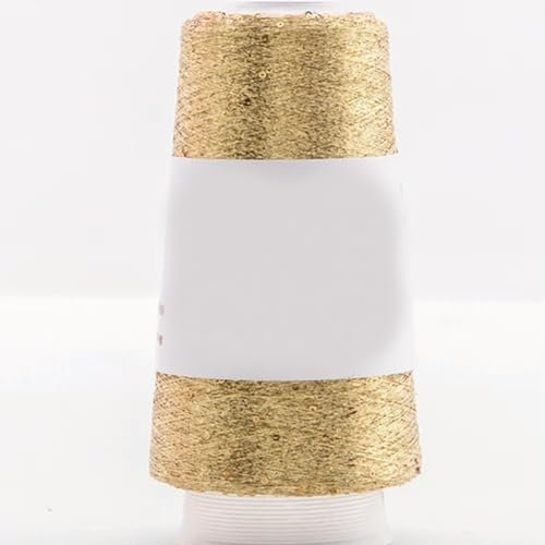 Sanbest Garnstickning Fil De Coton Pour Le Crochet Lana för Tejer-garn för stickning virkad guld och silver paljetttråd