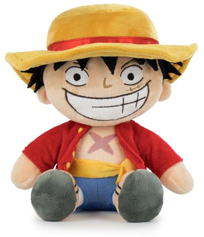 BARRADO - Plüschtier One Piece Impulse - Ruffy, Sanji, Zorro, Chopper - 22cm - 16002551 (Ruffy)