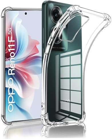 1Pcs Funda OPPO Reno 11 F 5G Funda Capa Antigolpes Fundas Carcasa Silicona Funda antirotura Clear