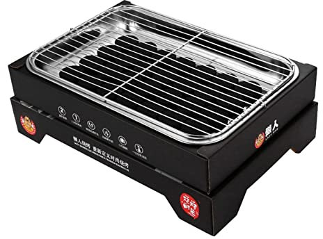 Träkolgrill – rostfritt stål träkolgrill, engångsgrill, kolgrill | bärbar grill, kolgrill för camping utomhus