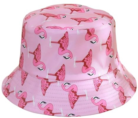 LuLiyLdJ Fischer Hut, Flamingo Hut, Unisex Mode Fischerhüte Sommerhut Outdoor-Hut Für Jugendliche, 1 Stück