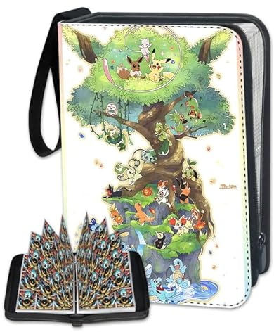 Sammelalbum Groß für Karten, 50 Seiten 900 Karten Kapazität Sammelkarten Album, Karten Sammelalbum 9Pocket, Karten Ordner Hefte, Tragbarer Wasserdichter Kartenhalter Sammelheft, Geschenk für Kinder.