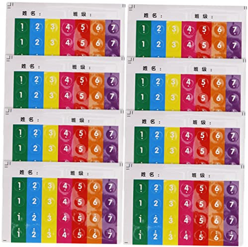 TOYANDONA 8stücke Panflöten-tonleiteraufkleber Musiknotenaufkleber Panflötenzubehör Musikinstrumentenzubehör Percussion-musikinstrumententeile Instrumenten-phonetikaufkleber Panflötennotenau