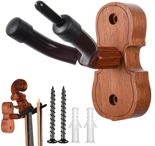 Support de violon pour école de musique – Support mural pour instrument, support de violon durable | Crochet mural sécurisé et durable pour violons, support d'instrument, support d'instrument, support