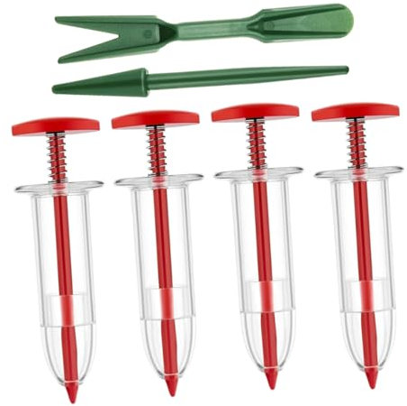 Toyvian 1set Mini Seeder Spreader Tool for Garden Planting Handheld Seeder Planter Mini Dispensers for Easy Sowing and Gardening Accessories