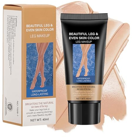 Benmakeup - vattentät concealer - täckkräm för åderbråck - hållbar täckning - jämn hudton