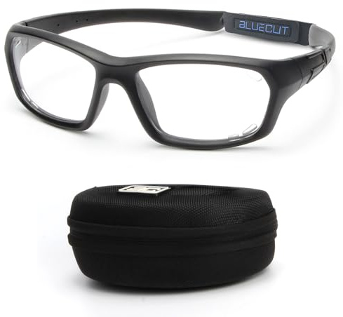BLUE CUT Sports Protection Goggles, Photochromic Lenses Safety Glasses for Basketball, Pickleball Indoor Outdoor Sports