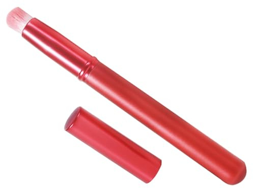 Mipcase Brocha para Labios con Tapa Protectora Aplicador para Barra y Gloss Pincel para Maquillaje Facial Ojos Herramienta Práctica y Portátil para Cosméticos