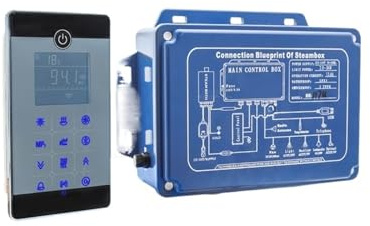 Sauna a vapore, Bagno turco umido a parete impermeabile IPX5, vasca idromassaggio sauna nerator 2.8KW 240V con controller doccia per cabina doccia