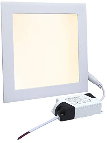 12W LED Square Recessed Ceiling Panel Down Light Slim Lamp Warm White 3000k