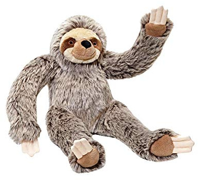 Fluff and Tuff Tico Sloth Plush Dog Toy, Large, 15-Inches