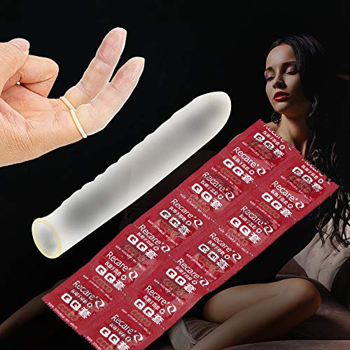 iTimo Finger Sleeve, Latex-Flirt-Kondom, für weibliche Masturbation/Vagina-Stimulation, 10er-Set