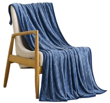 MIULEE Manta Refrigerante ARC-Chill Fibra de Enfriamiento Japonesa Q-MAX superior a 0.4 Transpirable Suave Anti Estático Mantas de Verano livianas de Doble Cara para 125x150 cm Azul